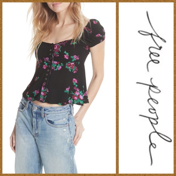 Free People Tops - EUC | Free People | Close To You Floral Blouse!!